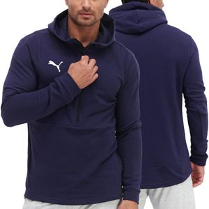 PUMA teamFINAL 21 Casuals Kapuzenpullover peacoat XL