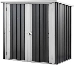 HOME DELUXE - Geräteschuppen BOHIO - Größe: XXS - Maße 147 x 86 x 134 cm, Raumfläche 1 m², inkl. Fundament I Gerätehaus Gartenschuppen Gartenschrank