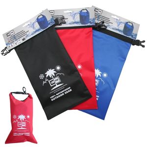 Wasserdicht Seesack Tasche Sack Rollbeutel Packsack Aqua Bag Camping 2 Liter Rot