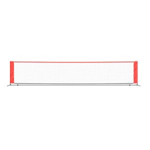 Möbel - Hommie - Tennisnetz Schwarz und Rot 500x100x87 cm Polyester - 93758