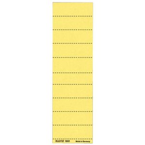 LEITZ Blanko Beschriftungsschildchen (B)60 x (H)21 mm gelb 4-zeilig 100 Stück