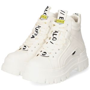 Buffalo Aspha Nc - Lace Up Sneaker - Weiß Kunstleder Größe: 37 Normal