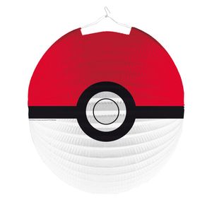 Amscan laterne Pokémon Junior 25 cm rot / weiß / schwarz