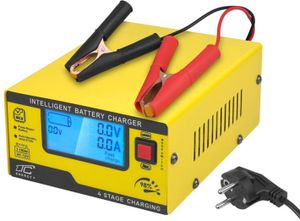 LTC LX1202 Batterieladegerät für Auto und Motorrad 6V/12V mit Mikroprozessorsteuerung 15A geeignet für verschiedenste Batterietypen von 3Ah bis 150Ah