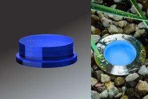 Paulmann Abdeckung für Bodeneinbauleuchten MiniPlus farbig Blau Kunststoff