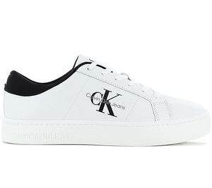 Calvin Klein Classic Cupsole Low Leather - Męskie sneakersy skórzane białe YM0YM00864-01W , EU 40 UK 6