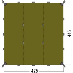 Tatonka Tarp 1 Sonnensegel/Wetterschutz light olive