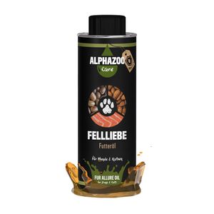 Fellliebe Futteröl für Hunde & Katzen I Fellpflege & Fellwechsel: 250ml