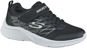 Skechers Microspec-Texlor leichte Jungen Textil Sportschuhe in schwarz, Skechers Fußbett, maschinenwaschbar