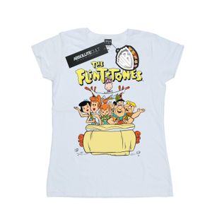 The Flintstones - Dámske tričko "The Ride" BI20467 (XL) (White)