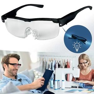 180% Vergrößerung LED Vergrößerungsbrille Lupenbrille Lesebrille Brillenlupe