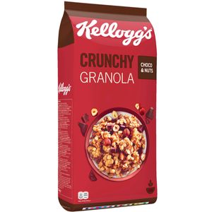 Kelloggs Crunchy Granola Choco und Nuts knusprige Cerealien 1500g
