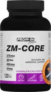 Prom-In ZM-Core 120 kapslí / ZMA / Bisglycinát hořčíku a zinku obohacený o vitamin B6 a L-tryptofan