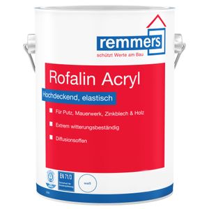 Remmers Rofalin Acryl Grau 5 Liter Wetterschutzfarbe für Holz und andere Untergründe im Innen- und Außenbereich