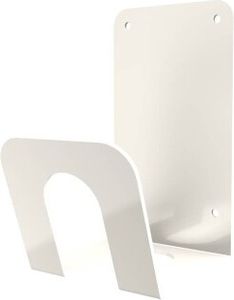 a-TroniX Wandhalterung für Wallbox Ladekabel aus Edelstahl in weiß
