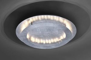 Paul Neuhaus LED Deckenleuchte Nevis aus Metall in Silber, 500 mm