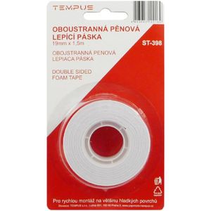 Doppelseitiges Schaumstoffband 19 mm x 1,5 m