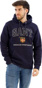Gant Graphic Kapuzenpullover Blau XL Mann Blau XL Gant Graphic Kapuzenpullover Blau XL Mann Blau XL