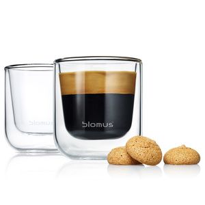 Blomus Thermo Gläser Espressogläser NERO 2-teiliges Set