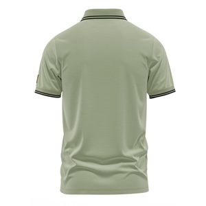 FORSBERG formstabiles Poloshirt , Farbe:blassgrün/schwarz, Größe:L