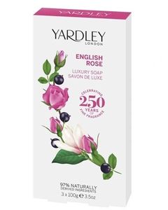 Yardley, Englische Rose, Seifen, 3 Stück
