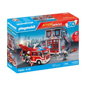 PLAYMOBIL AUSTRIA BRANDSTÄTTER Feuerwehr Megaset 0