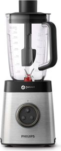 Philips Avance Collection HR3653/00, Tischplatten-Mixer, 2,2 l, Dirac-Stoß, 1400 W, Schwarz, Edelstahl