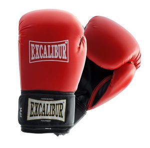 MAXXUS SPIKE Boxhandschuhe - 8 Oz, Klettverschluss, aus Kunstleder, Schwarz/Rot - Kickboxhandschuhe, Punchinghandschuhe, Handschuhe für Boxen, Kickboxen, Sparring, MMA, Kampfsport, Boxsack Training
