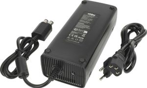 vhbw Netzteil kompatibel mit Microsoft Xbox 360 Slim Spielekonsole - 20 cm