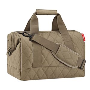 reisenthel allrounder M, Reisetasche, Sporttasche, Rhombus Olive, 18 L, MS5046