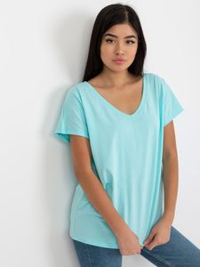 Basic Feel Good Kurzarm-T-Shirt für Frauen Reo minze XL