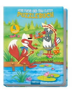 Trötsch Herr Fuchs und Frau Elster Puzzlebuch: Beschäftigungsbuch Entdeckerbuch Puzzlebuch