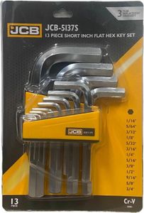 JCB | Innensechskantschlüssel Set, 13TLG 1/16-3/4"