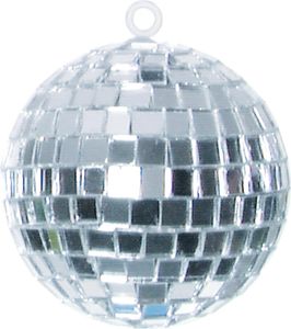 EUROLITE zrkadlová guľa 5 cm | Klasická disco guľa so stabilným plastovým jadrom