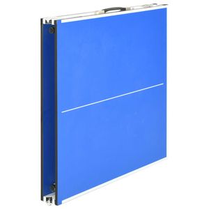 HOMMIE - Outdoor-Tischtennisplatten - Tischtennisplatte mit Netz 5 Fuß 152x76x66 cm Blau 91946