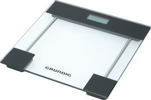 Grundig Digitale Badezimmerwaage - Personenwaage - Gehärtetes Glas - Max. 180 kg - Kilos, Pounds, Stones - Inkl. 2x AAA