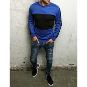 Herren Sweatshirt mit Kapuze blau bx4662 XXL