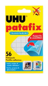 UHU Patafix Klebepads doppelseitig transparent ablösbar 56 Stück