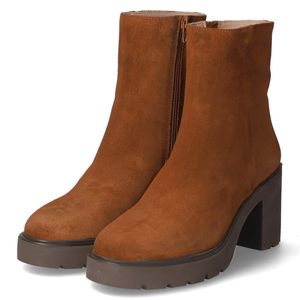 Unisa Damen Stiefeletten Braun Rauleder Größe: 39