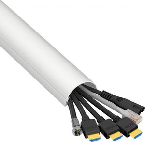 D-Line Design Kabelkanal 50x25mm weiß 1,5 m, selbstklebend