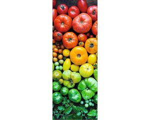 Glasbild Colorful Tomatoes 30x80 cm