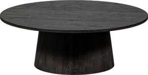 maan couchtisch mdf dunkelbraun 35xø100cm