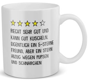 22Feels Freund Geschenk Jahrestag Tasse für Ihn Geburtstag Valentinstag Männer 1 Jahr Weihnachten Liebe Paar Beziehung Kaffeetasse Haferl