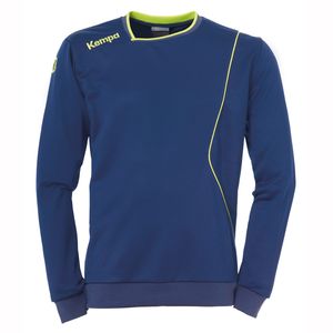 Kempa CURVE TRAINING TOP Kinder deep blau/fluo gelb 152