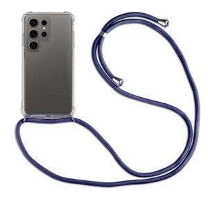 betterfon | Samsung Galaxy S24 Ultra Handykette Smartphone Halskette Hülle mit Band - Schnur mit Case zum umhängen Handyhülle mit Kordel zum Umhängen für Samsung Galaxy S24 Ultra in Blau