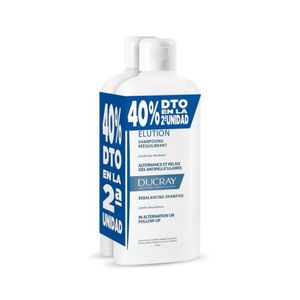 Ducray Elucion Rebalancing Shampoo Anti-dandruff Duo 2 X 400 Ml