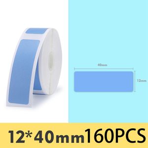 Niimbot D11/D110 Cartoon Etikett Drucken Papier Aufkleber Etikett Druckerpapier Thermopapier, Blau
