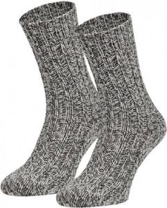 6 Paar Norweger-Socken - Norweger - Grau - Größe 43-45
