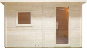 HOME DELUXE - Outdoor Saunahaus TALO XL - für 5 Personen, inkl. Vorraum - Maße: 400 x 217 x 221 cm, Holz: Fichtenholz - inkl. Saunaofen und Saunazubehör I Gartensauna, Außensauna, Sauna HOME DELUXE - Outdoor Saunahaus TALO XL - für 5 Personen, inkl. Vorraum - Maße: 400 x 217 x 221 cm, Holz: Fichtenholz - inkl. Saunaofen und Saunazubehör I Gartensauna, Außensauna, Sauna