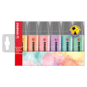 Textmarker Stabilo Boss Orig. Pastel 6 Farben